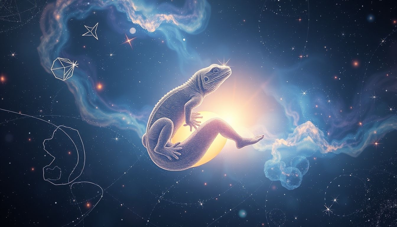 Een hagedis in je droom symboliseert bescherming en innerlijke kracht.