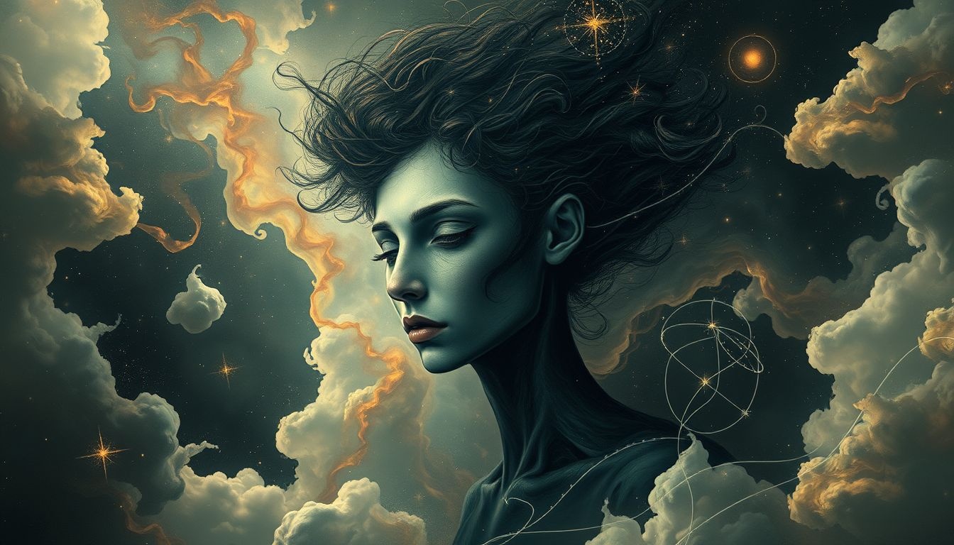 Een trieste maniak in dromen weerspiegelt innerlijke conflicten en angst.