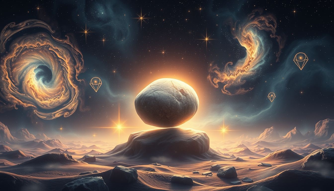 Een molensteen kopen symboliseert het dragen van nieuwe verantwoordelijkheden.