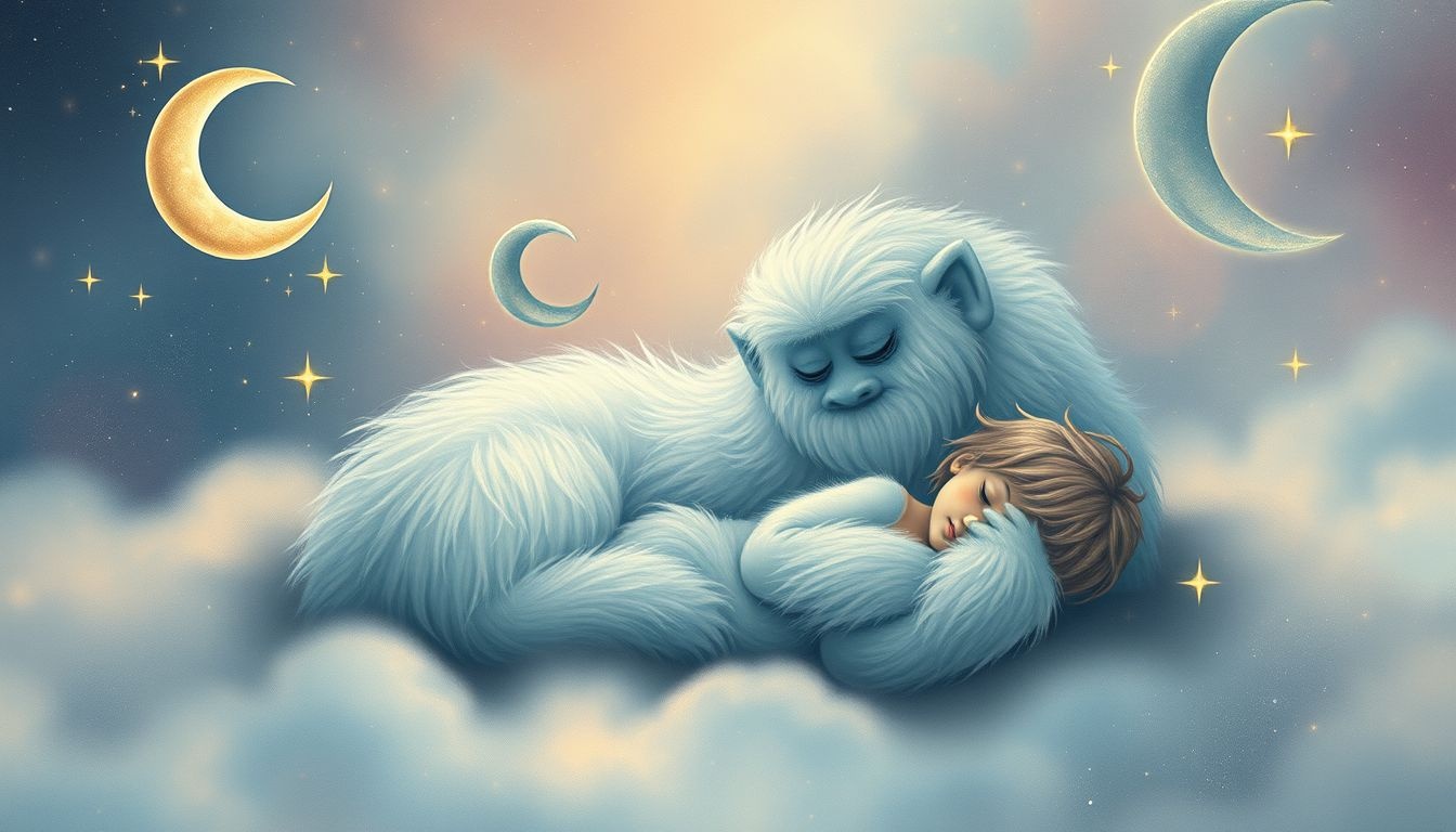 Een Yeti als huisdier symboliseert innerlijke kracht en mysterie.