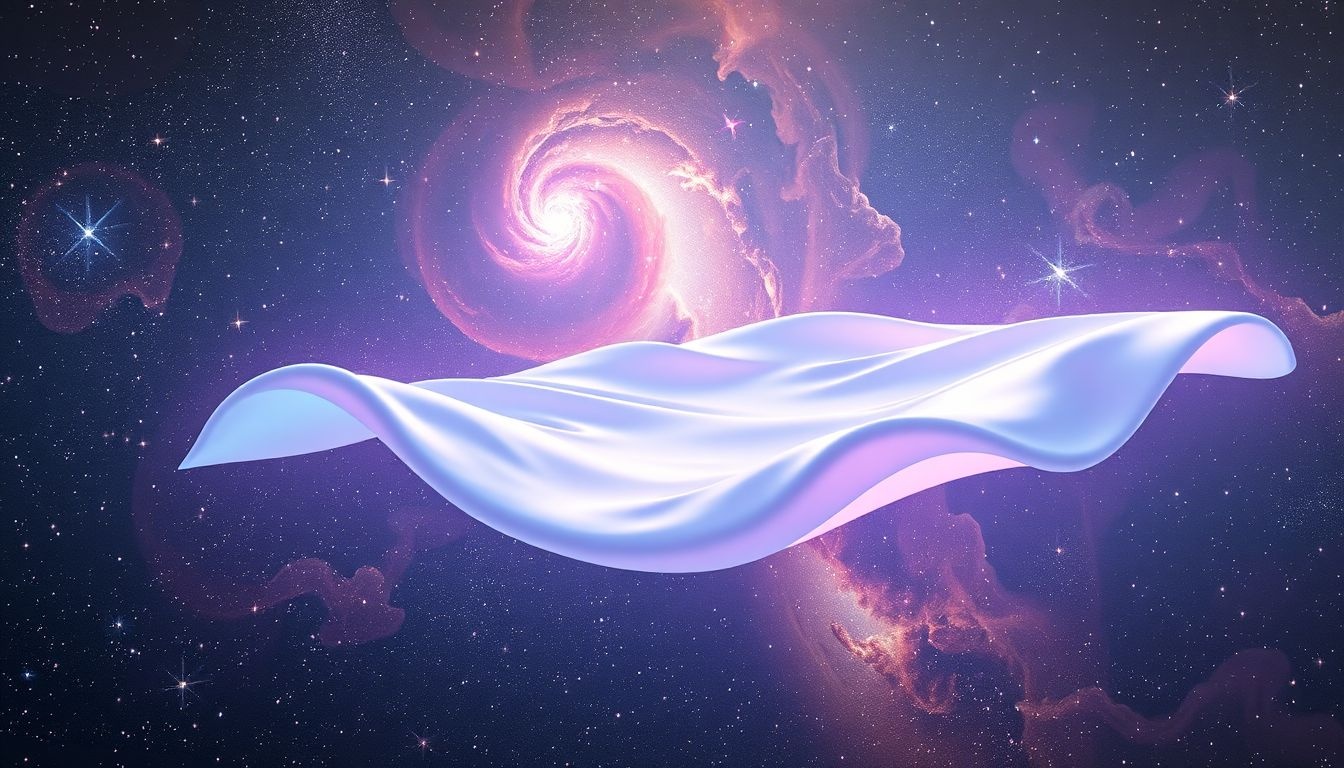 Een effen bovenlaken duidt op rust en eenvoud in het leven.