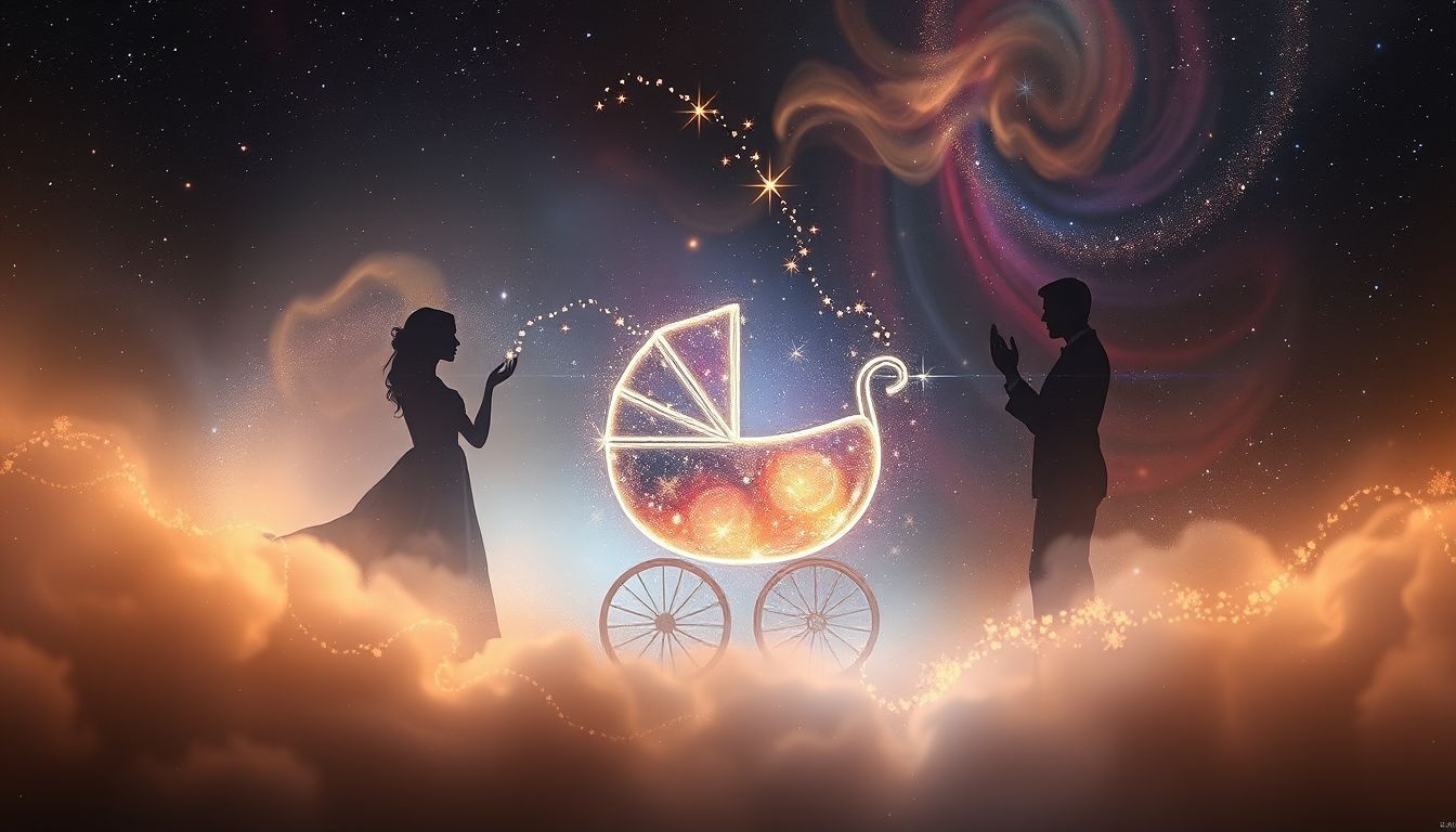 Dromen over een kinderwagen symboliseren vaak nieuwe familie-uitbreiding.