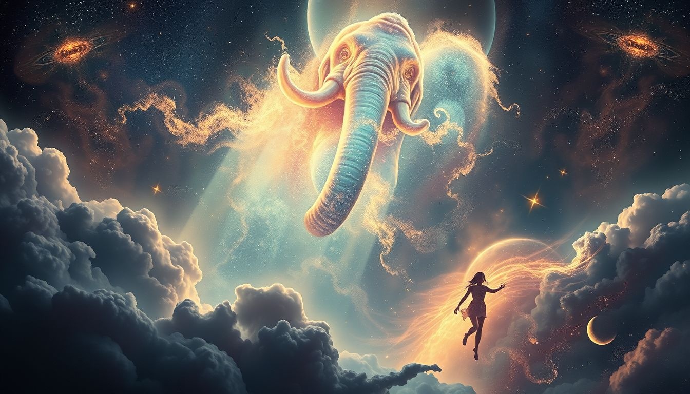 Achtervolgd worden door een mammoet symboliseert oude angsten.
