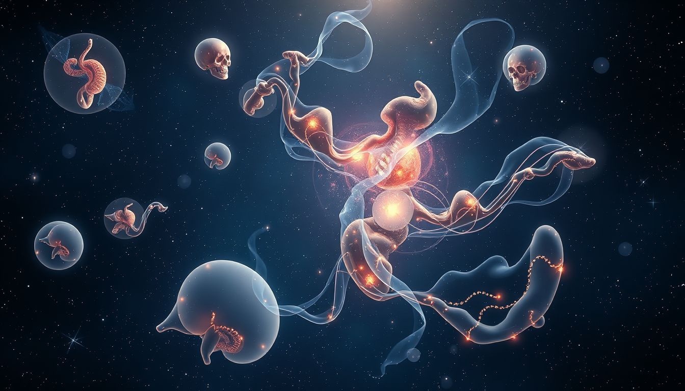Droom 2 onthult inzicht in zelfbewustzijn door anatomische lessen.