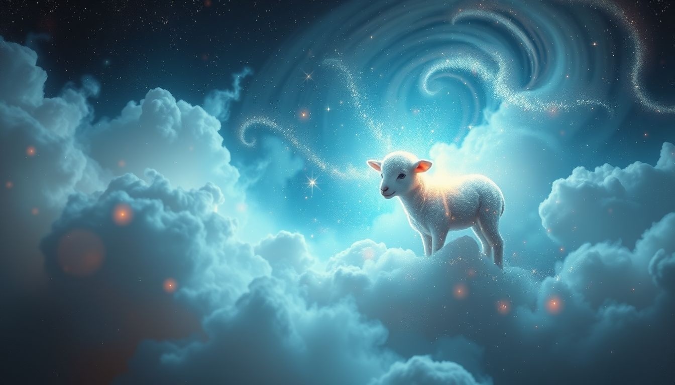 Een dood offerlam symboliseert vaak onschuld en offerbereidheid.