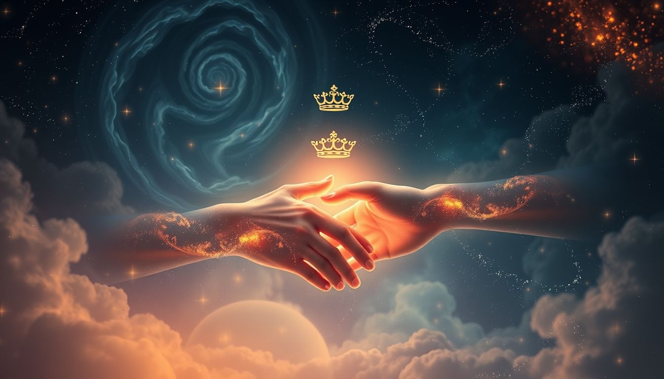 Een hand schudden met de Prins symboliseert nieuwe kansen.
