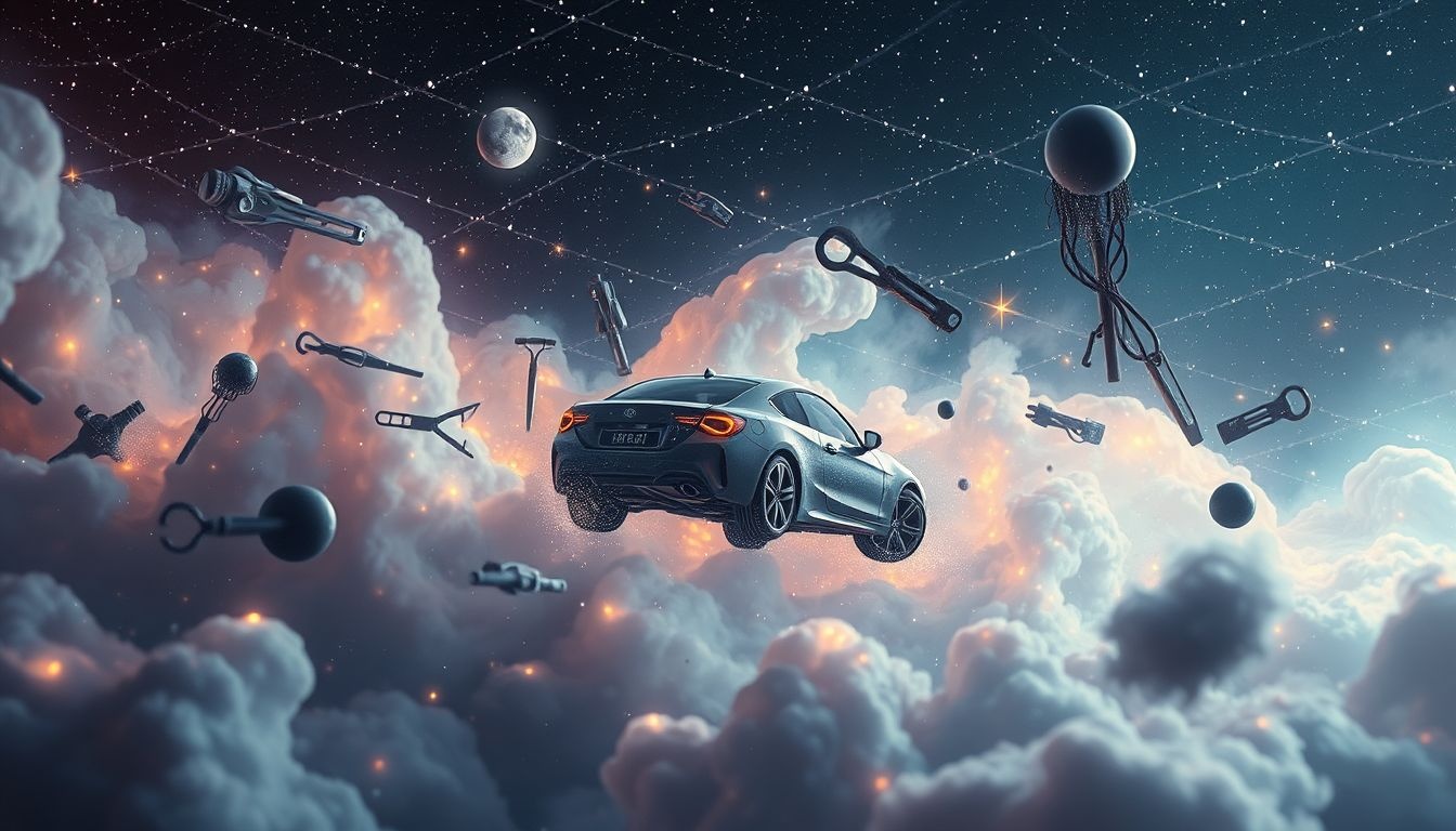 Dromen over autoreparatiewerkplaats symboliseren herstel van persoonlijke vaardigheden.