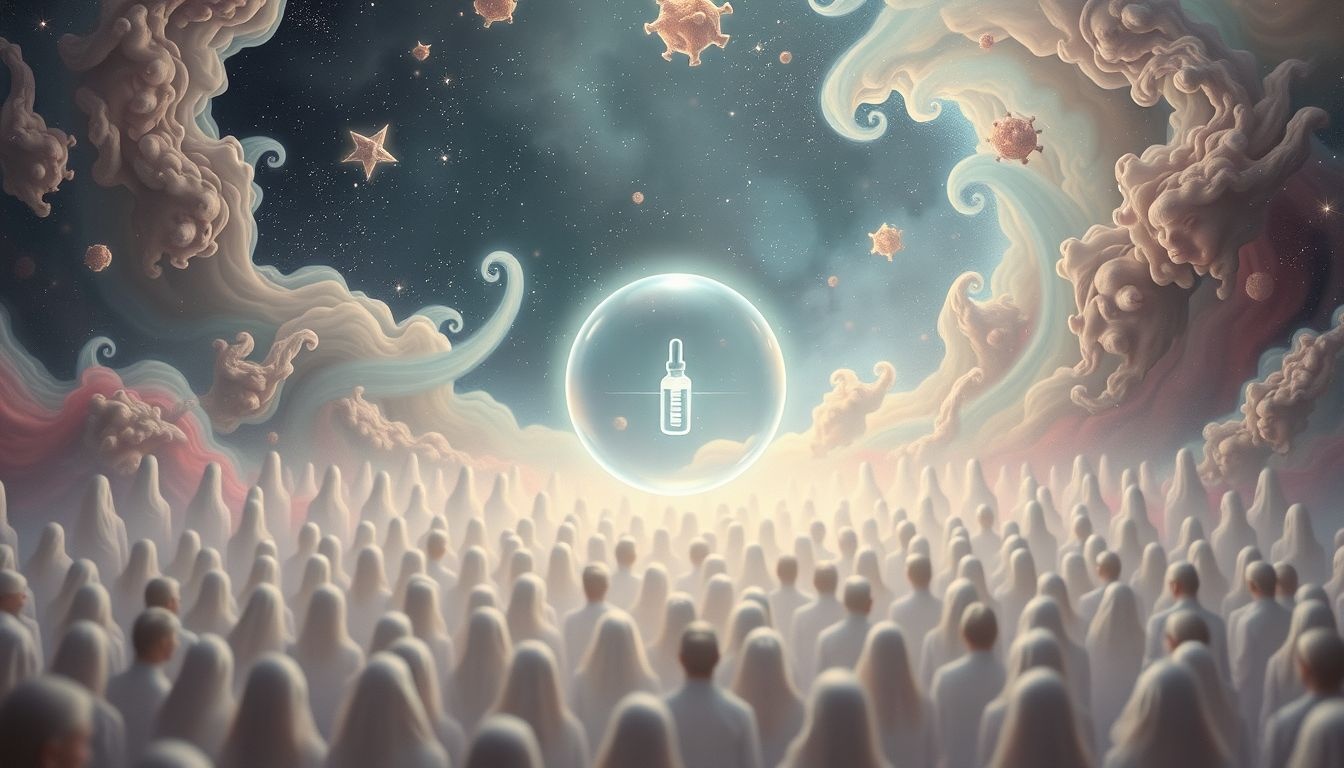 Dromen over vaccins in drukte symboliseren angst voor sociale besmetting.