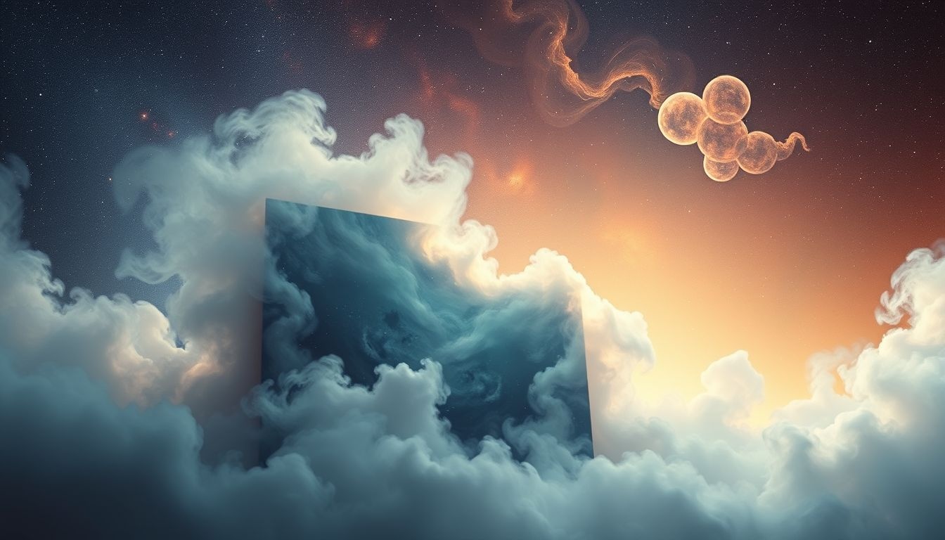 Een verdwijnend schilderij symboliseert verloren herinneringen en onzekerheid.