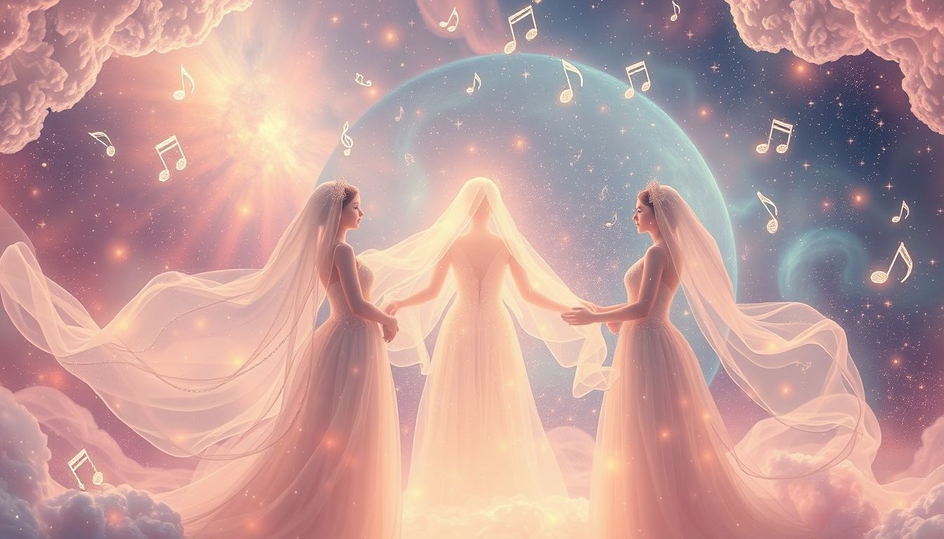 Terzetten zingen op bruiloft symboliseert harmonie en verbondenheid.