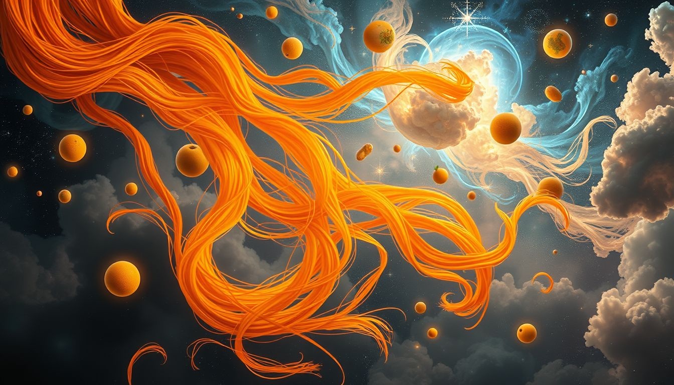 Oranje haar dromen symboliseren vaak enthousiasme en creatieve energie.
