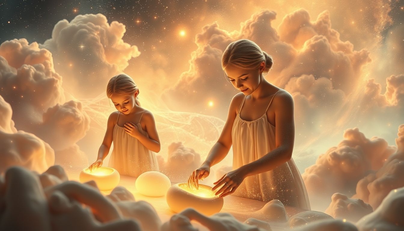 Dromen over kerstbakkerijen symboliseren warmte en verbondenheid binnen familie.