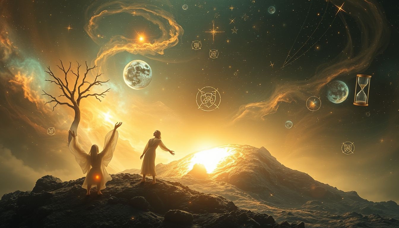 Het begraven van een voorouder symboliseert loslaten en innerlijke transformatie.