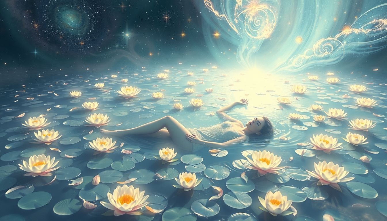 Droom 21 symboliseert onderdompeling in emoties en innerlijke rust.