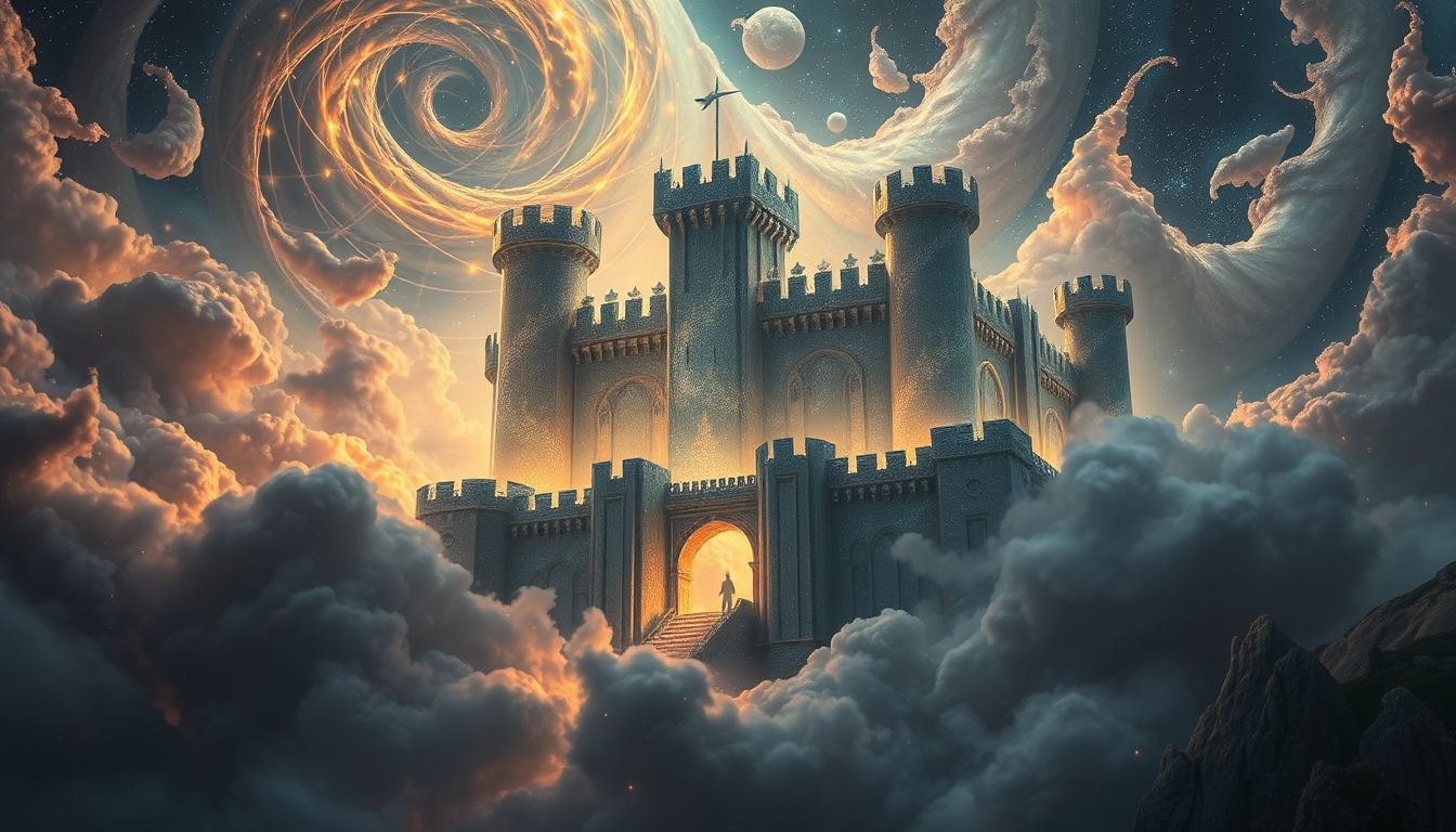 Een massief fort symboliseert bescherming en innerlijke kracht in dromen.