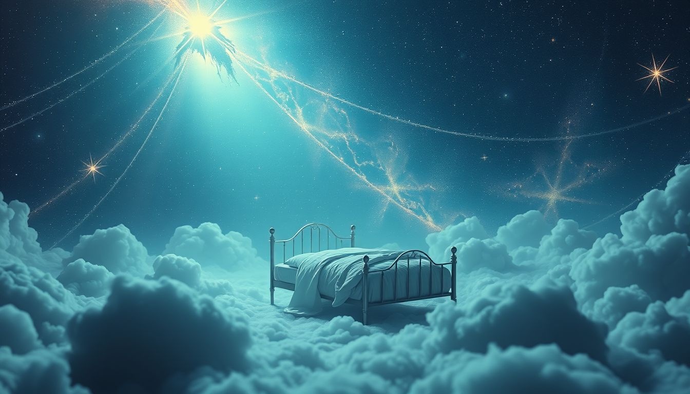 Een te klein bruidsbed symboliseert aanpassingsproblemen in relatie.