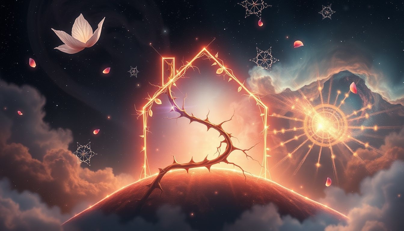 Een doorn in huis symboliseert innerlijke conflicten en ongemak.