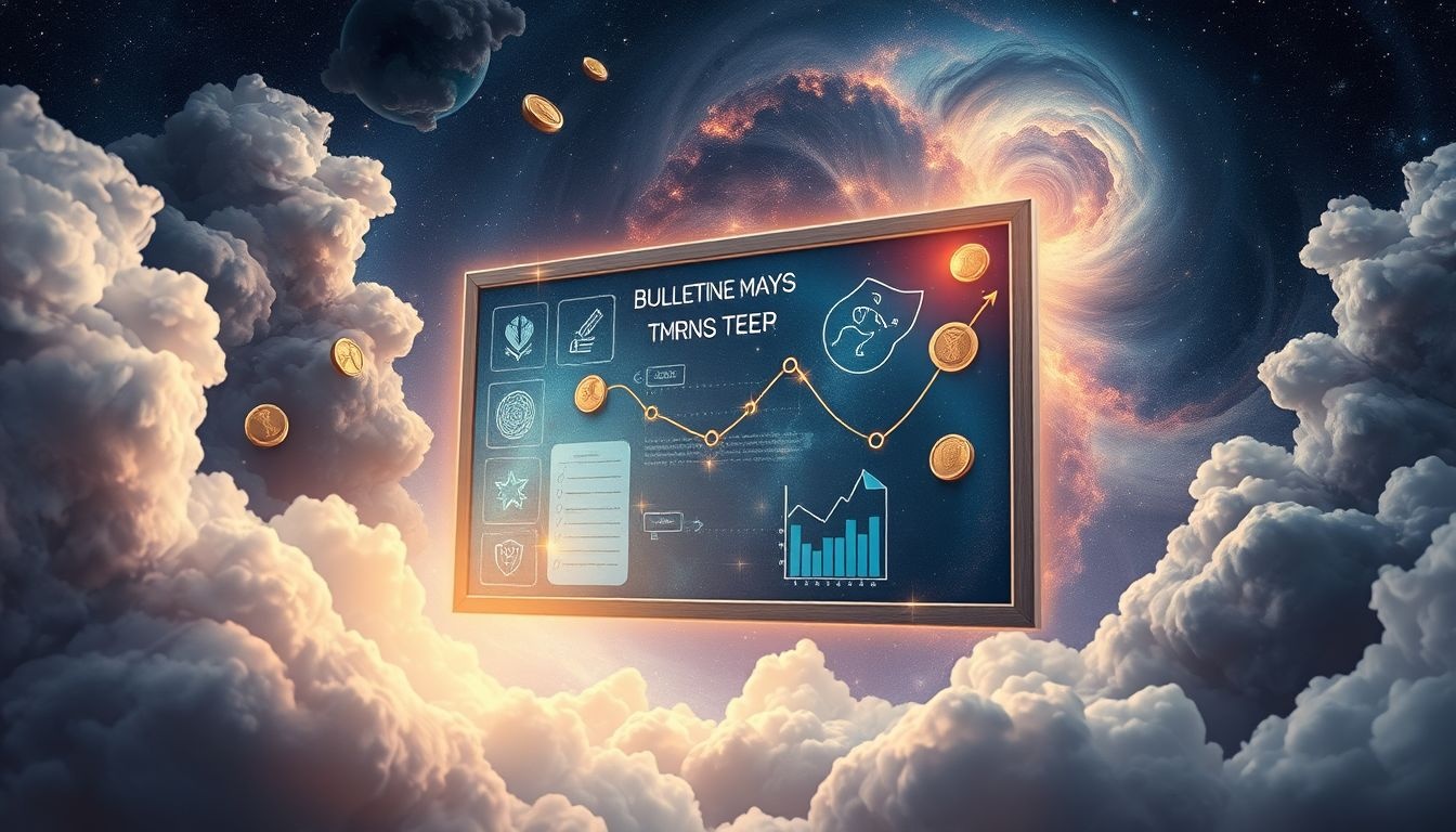 Droom 22 onthult verborgen financiële zorgen via een prikbord.