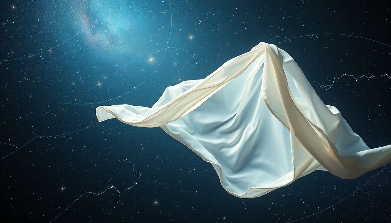 Een katoenen zweetdoek symboliseert zuivering en emotionele verwerking.