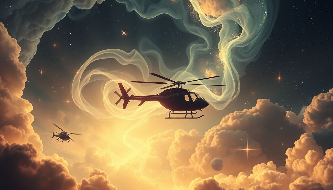 Een helikopternoodlanding symboliseert onverwachte wendingen in je leven.