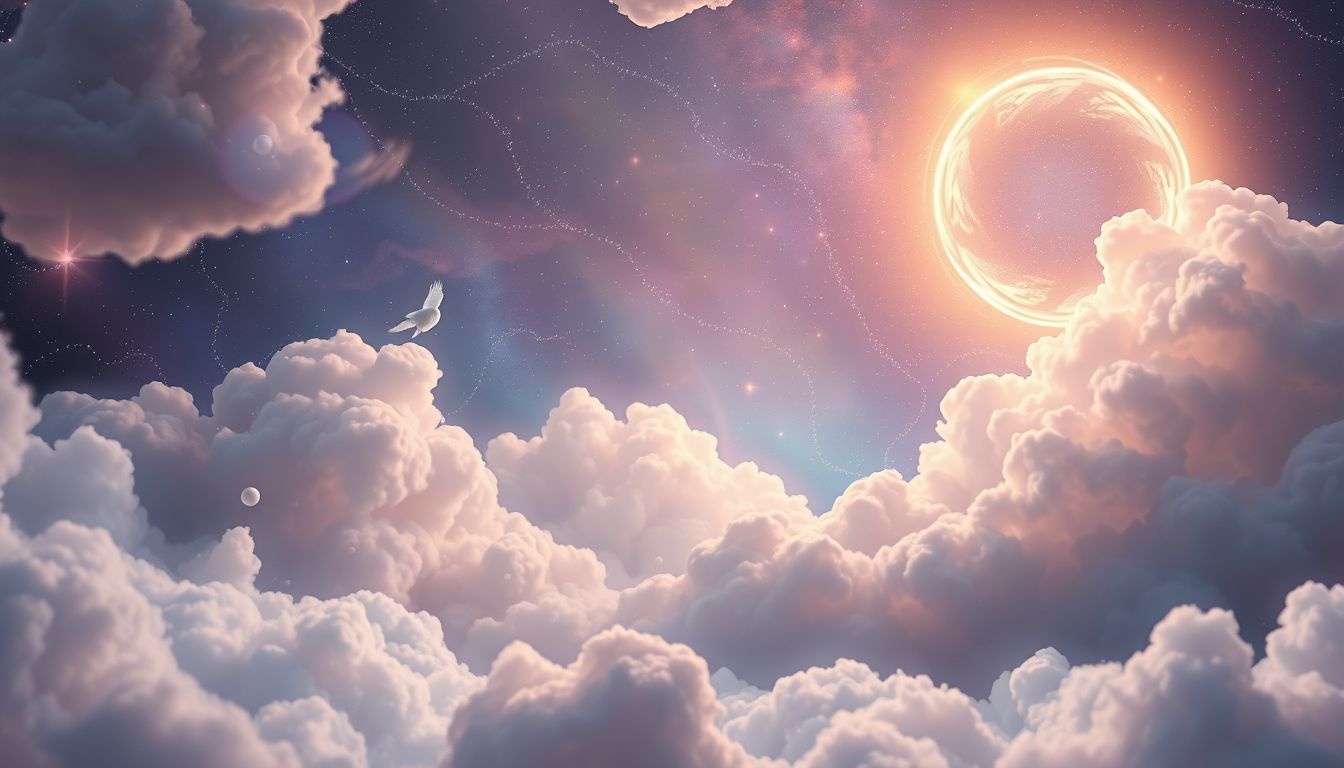 Een halo in dromen symboliseert vaak spirituele bescherming en zuiverheid.
