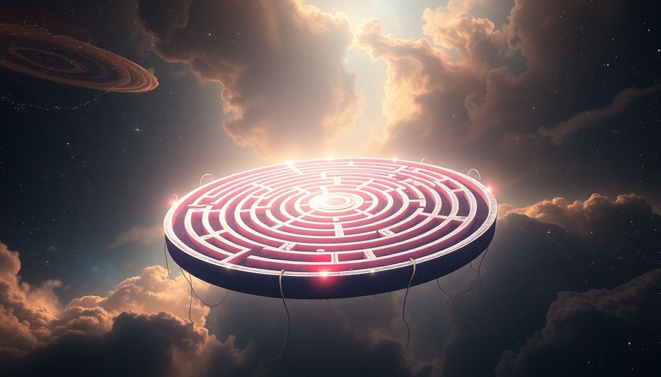 Dromen over een ovaal labyrint symboliseren innerlijke zoektocht en verwarring.