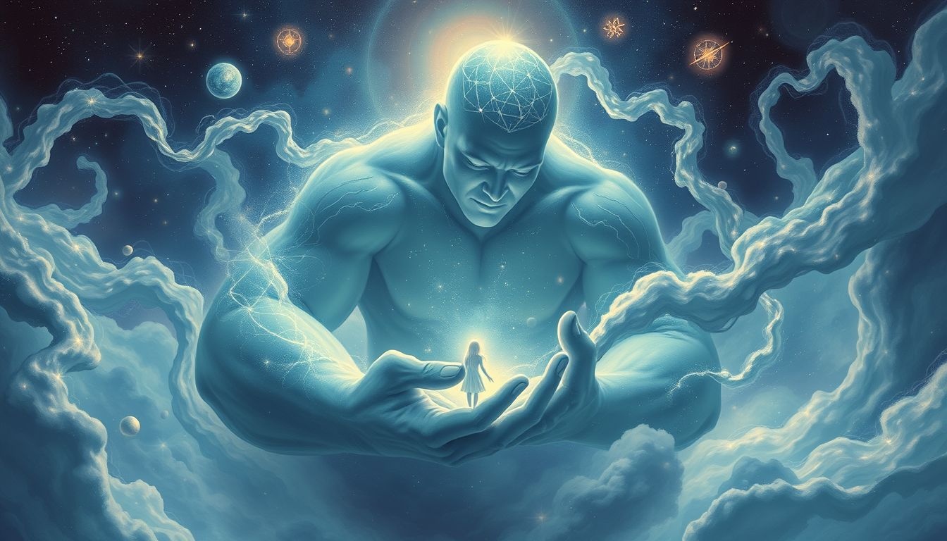 Een reus gevangen in je droom symboliseert innerlijke beperkingen.