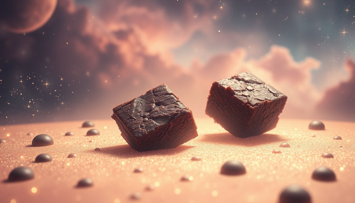 Brownies begraven symboliseren het onderdrukken van verlangen of herinneringen.