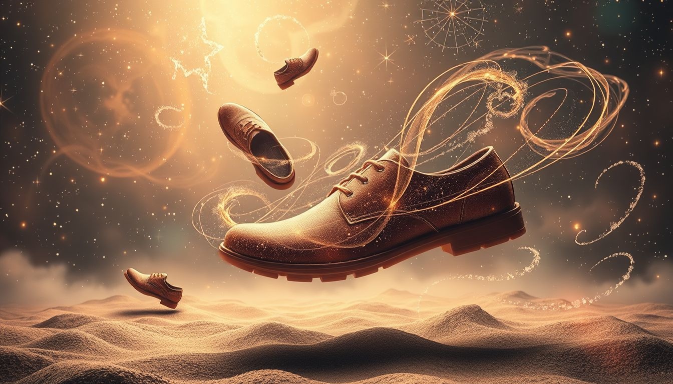 Dromen over bruine schoenen symboliseren stabiliteit en betrouwbaarheid in werk.