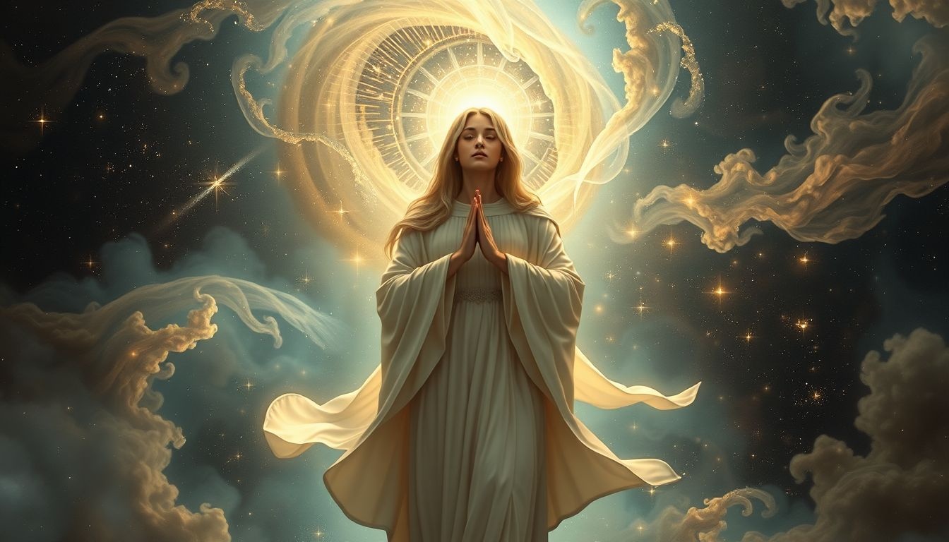 Droom 25 symboliseert spirituele leiding en innerlijke rust zoeken.