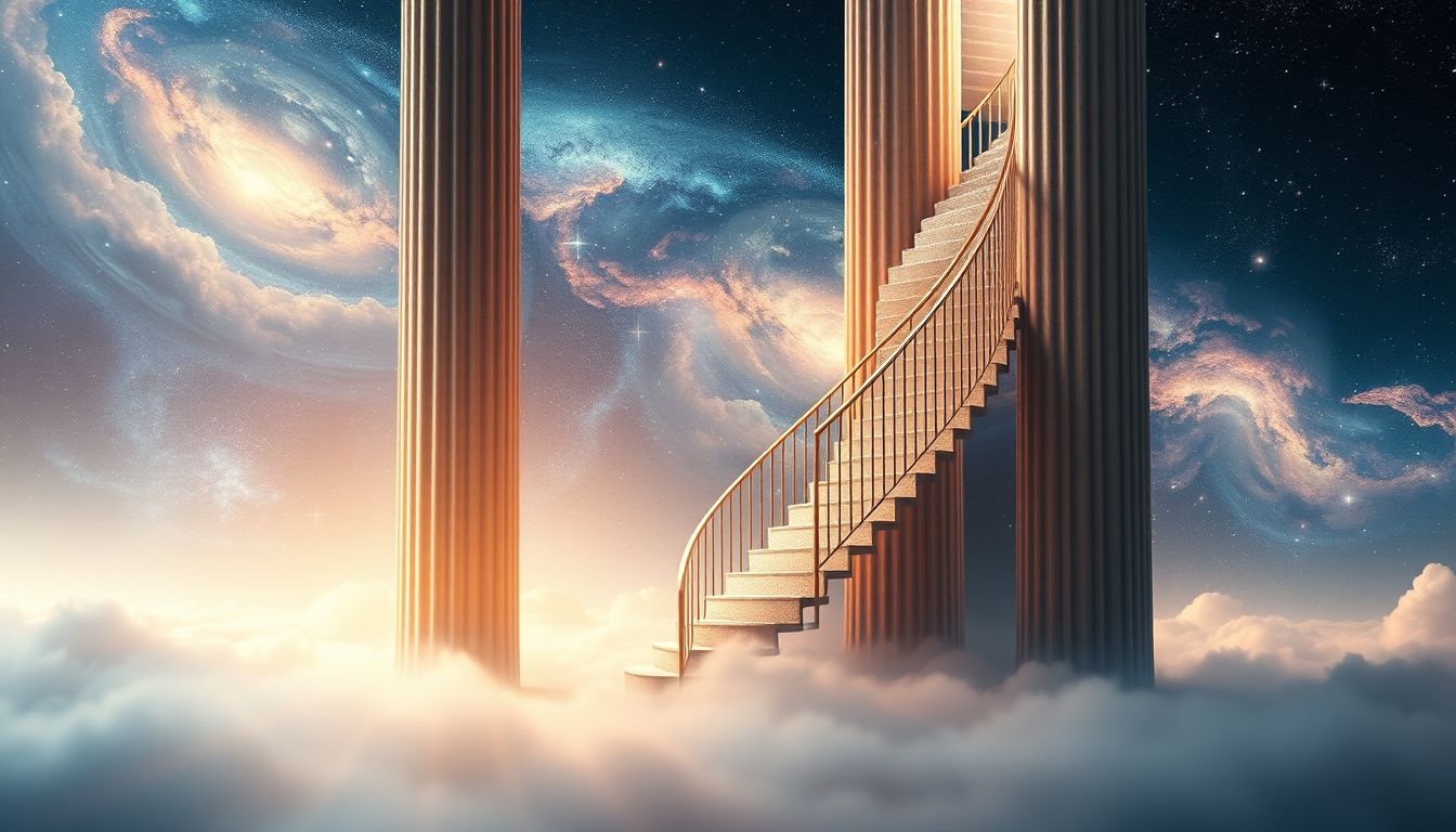 Een zaal met zuilen symboliseert kracht en innerlijke stabiliteit in dromen.