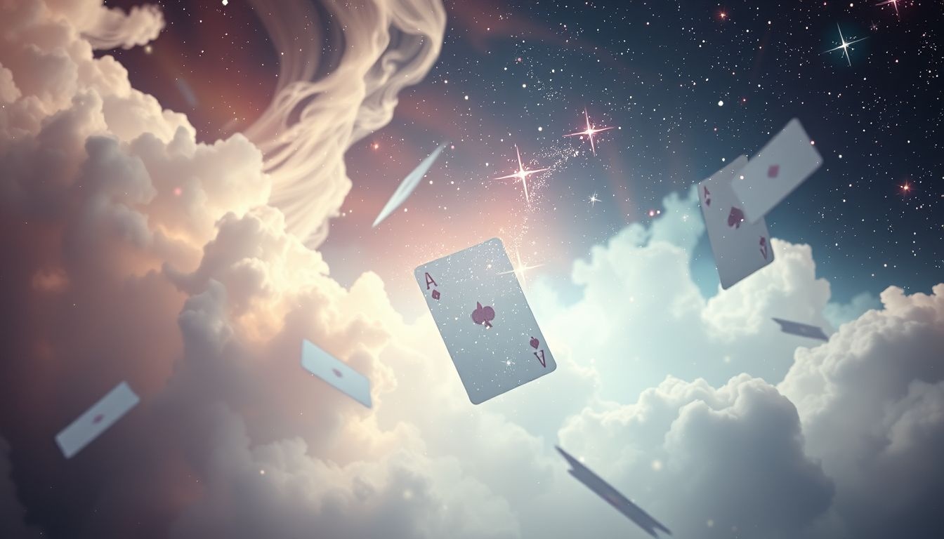 Dromen over weggooien van kaarten symboliseert loslaten van controle.