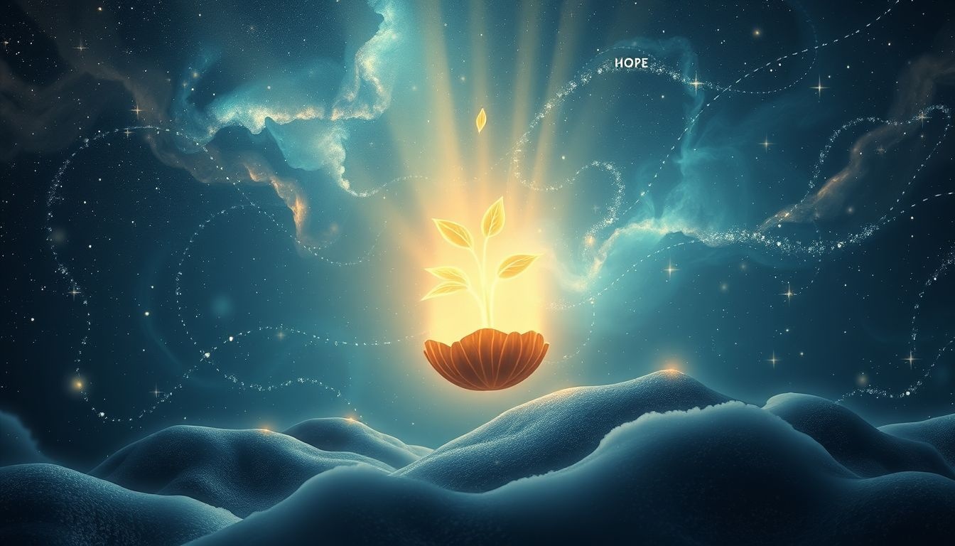 Dromen over hoop in januari symboliseren nieuw begin en kansen.