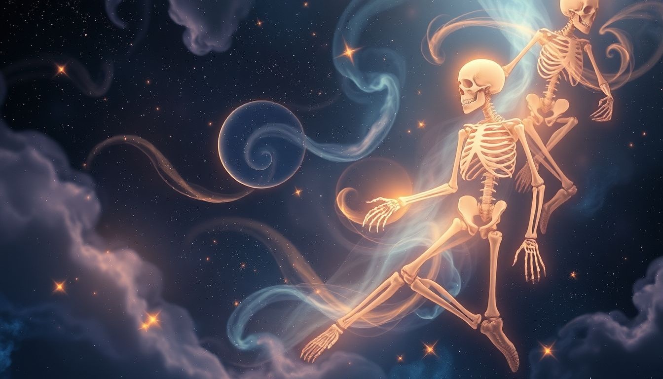 Dromen over skeletten symboliseren vaak verborgen waarheden en veranderingen.