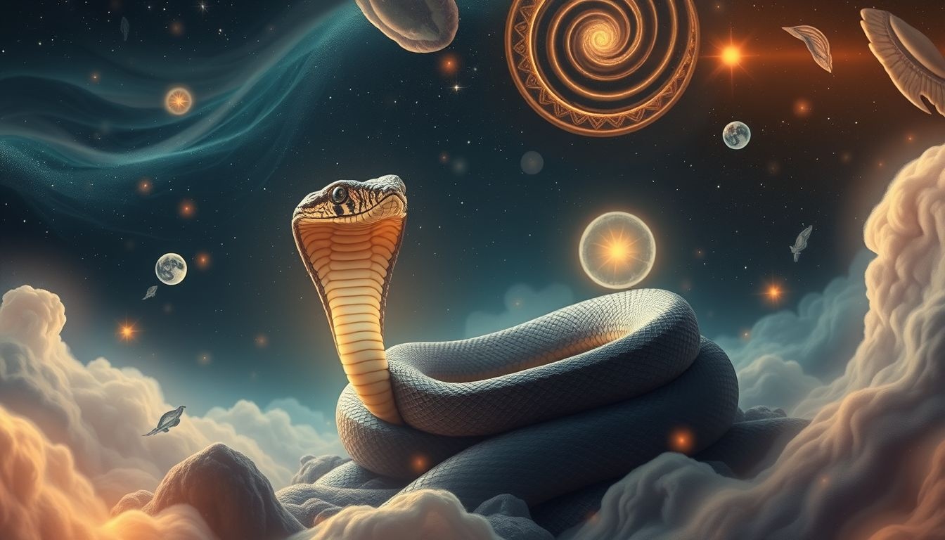 Een brilcobra symboliseert herkenning en onverwachte inzichten in dromen.