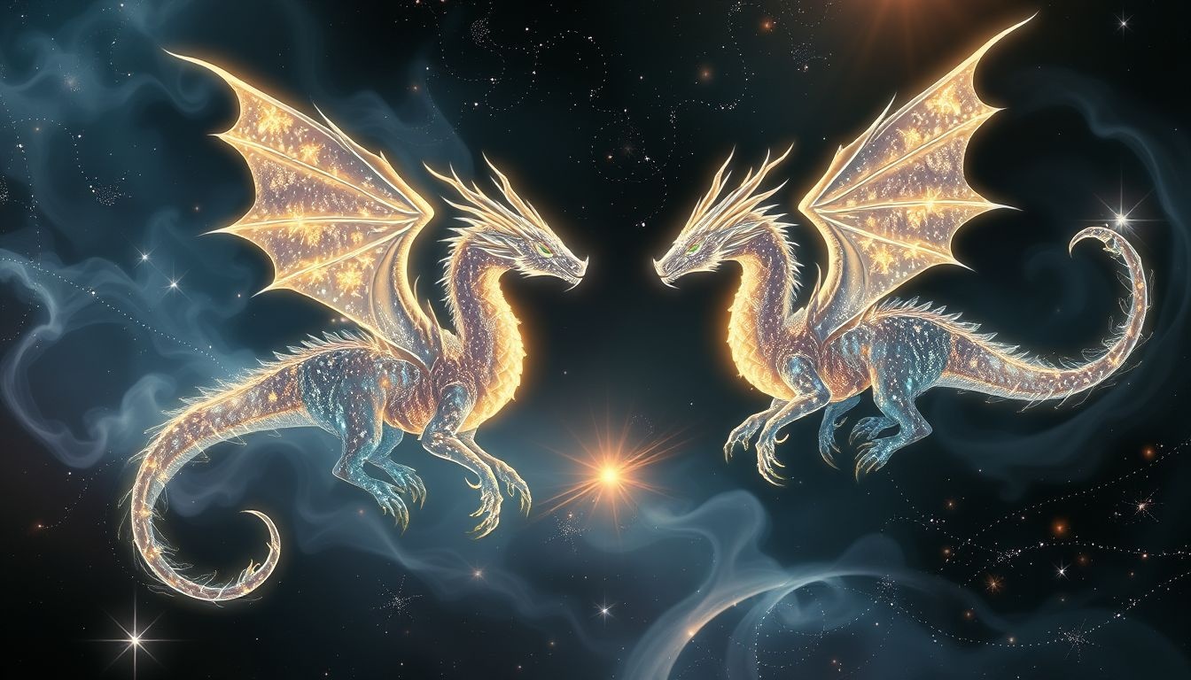 Een Wyvern die je kopieert symboliseert zelfreflectie en groei.