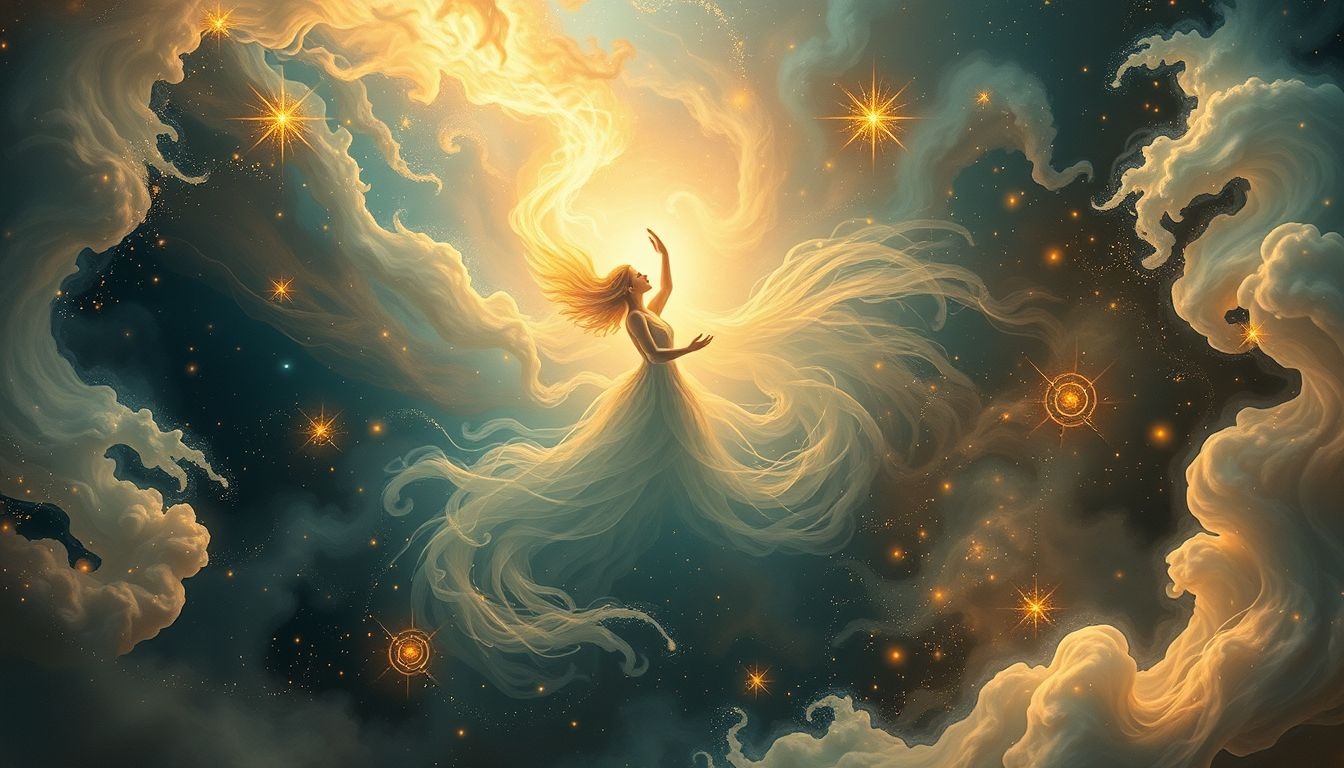 Dromen over spirituele verbinding onthullen diepe innerlijke groei en harmonie.