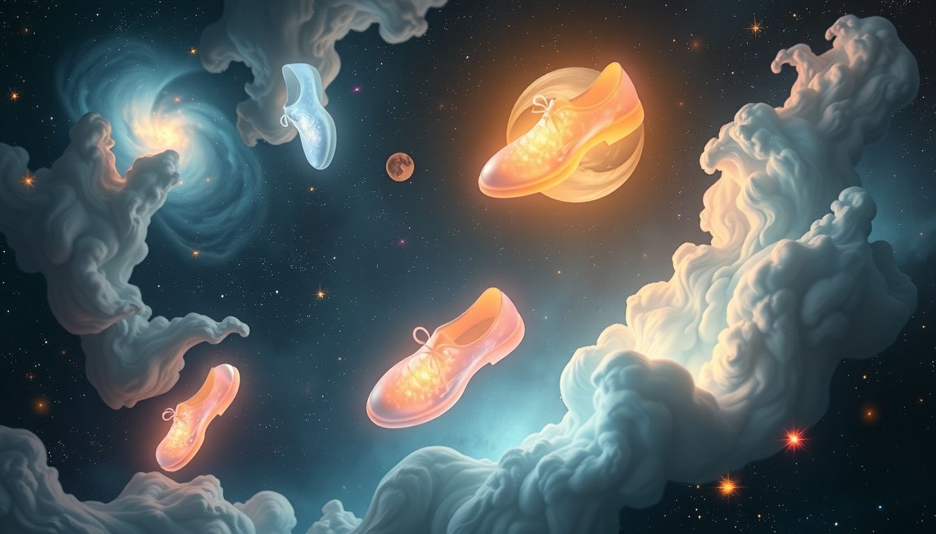 Dromen over schoenen zoeken symboliseert zoektocht naar je identiteit.