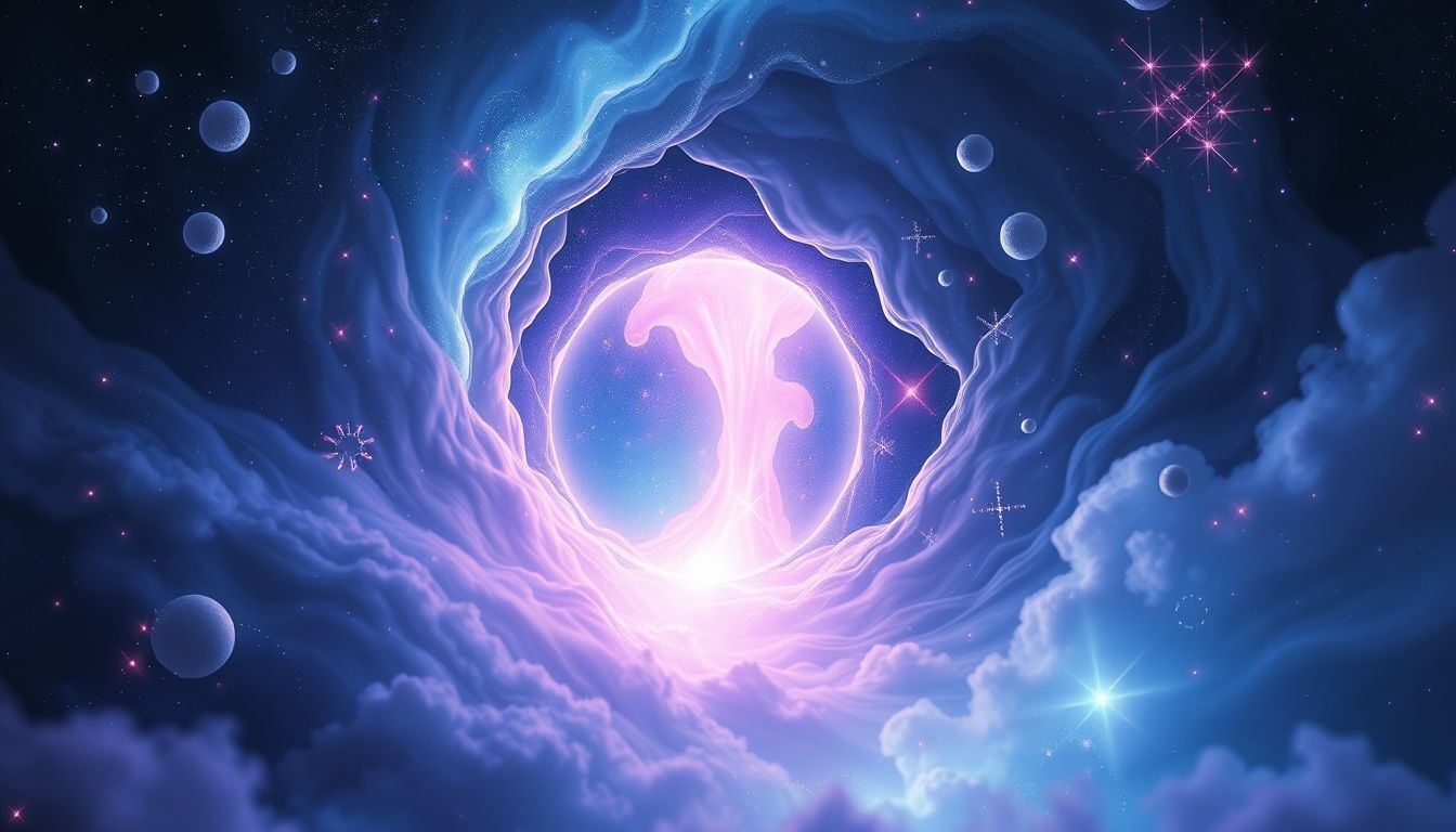 Een blaasgat symboliseert toegang tot onbekende, diepe bewustzijnslagen.