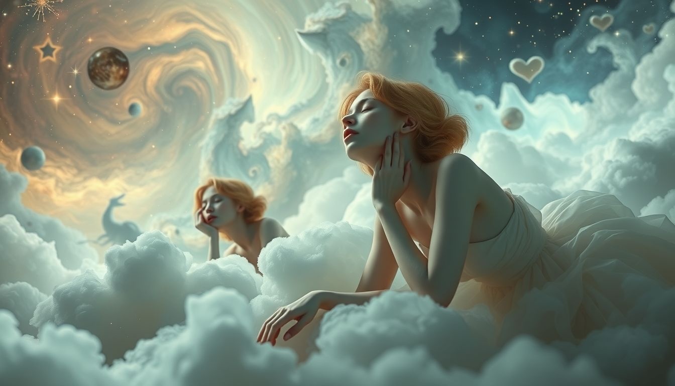 Geeuwen in dromen duidt vaak op geestelijke uitputting of stress.