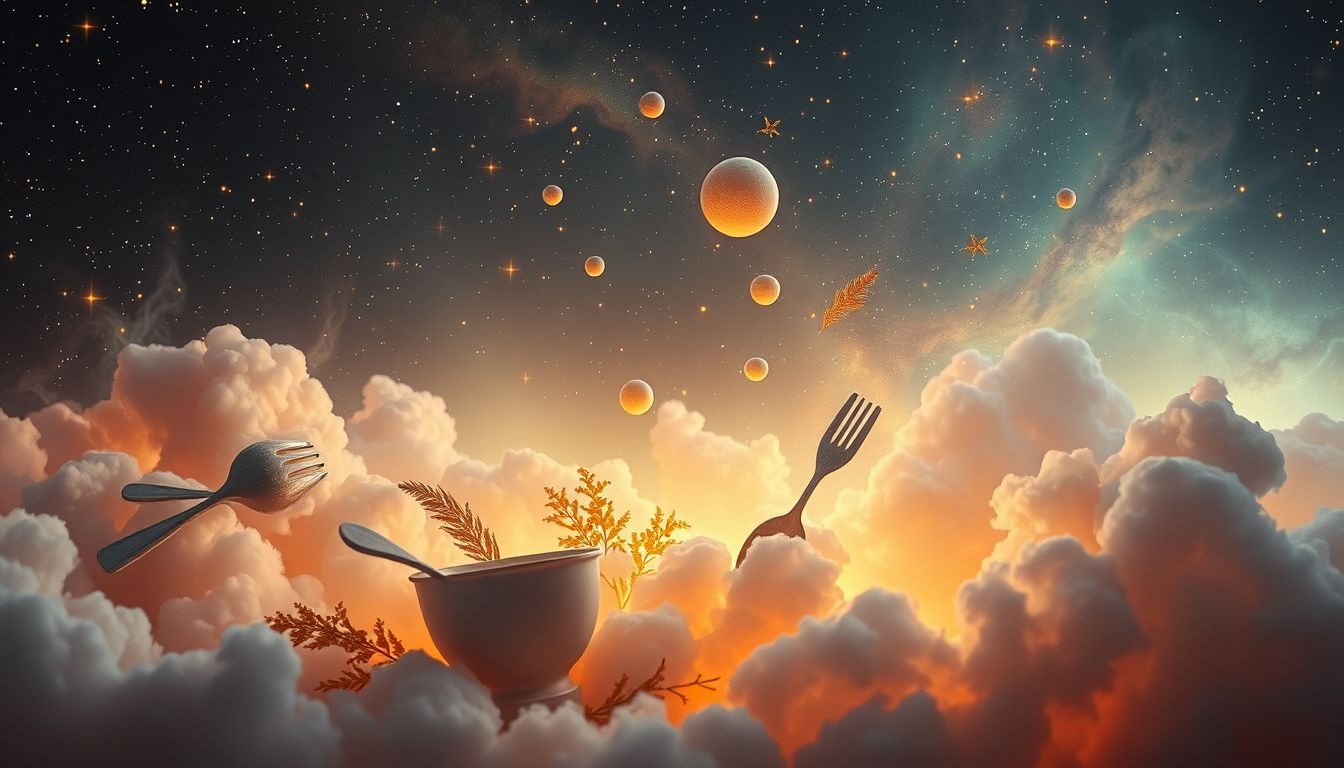 Dromen over avondmaal symboliseren vaak emotionele verbinding en samenhang.