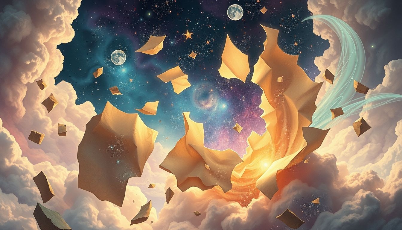 Een scheurende illustratie symboliseert innerlijke frustratie en conflict.