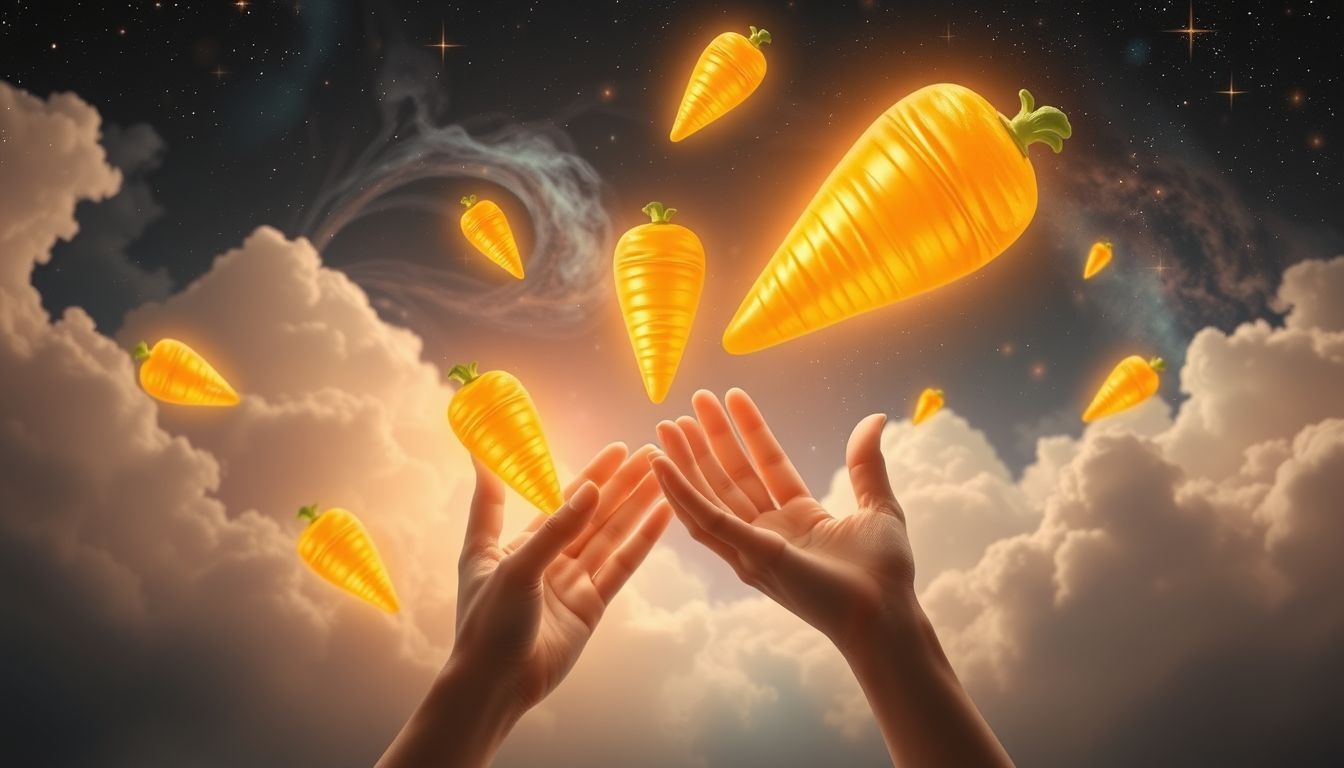 Gele wortels kopen symboliseert nieuwe kansen en groei in dromen.