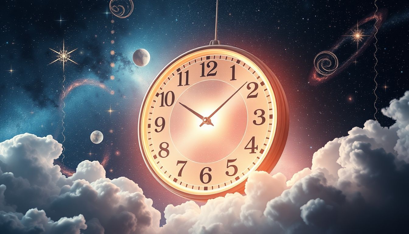 Een klok die middernacht slaat symboliseert nieuw begin en transformatie.