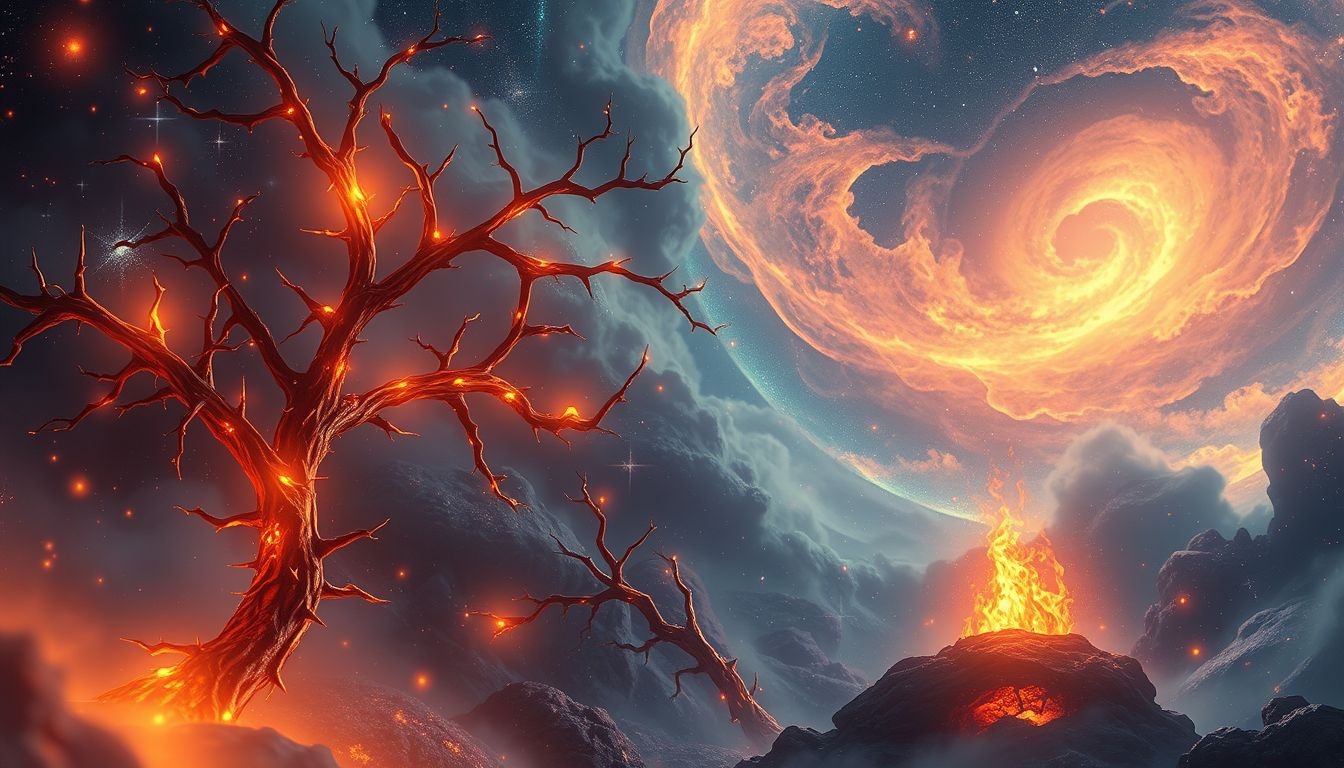 Dromen over doorns verbranden symboliseert het loslaten van pijnlijke herinneringen.