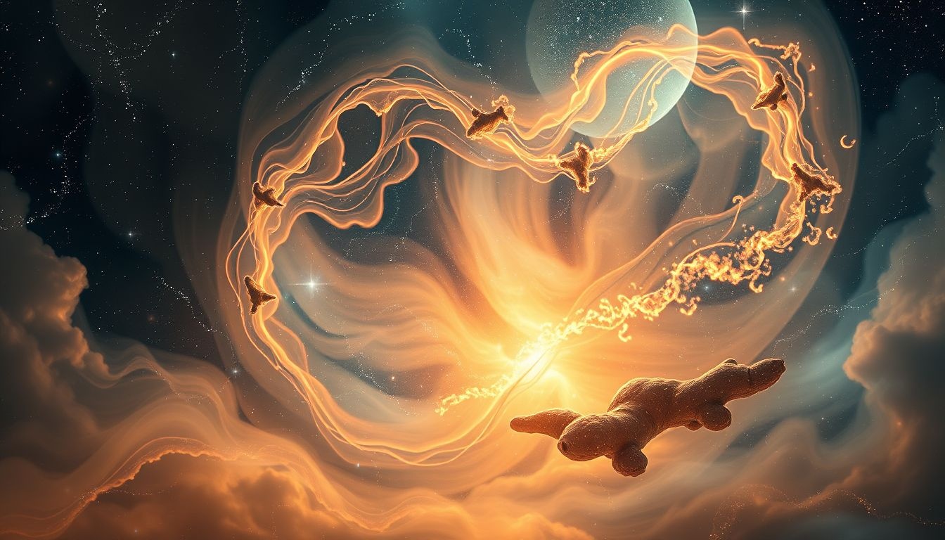 Dromen over gembergeur symboliseert warmte en nieuwe energie thuis.