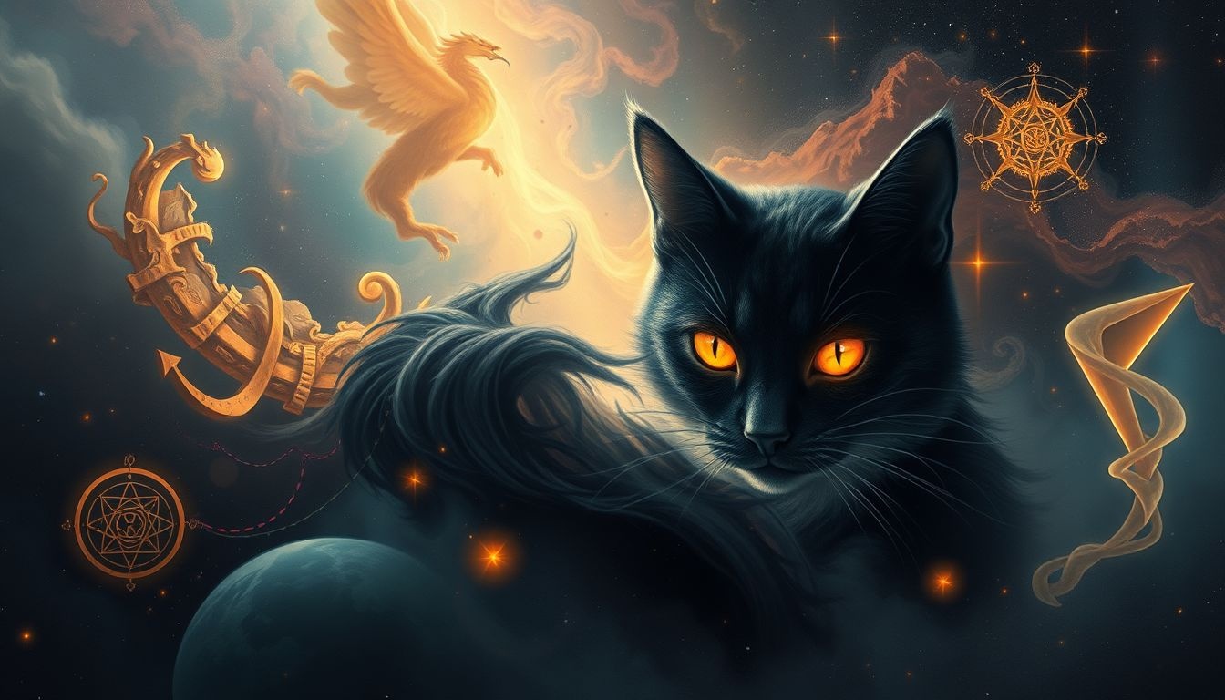 Een kater in je droom symboliseert verborgen onzekerheden of geheimen.