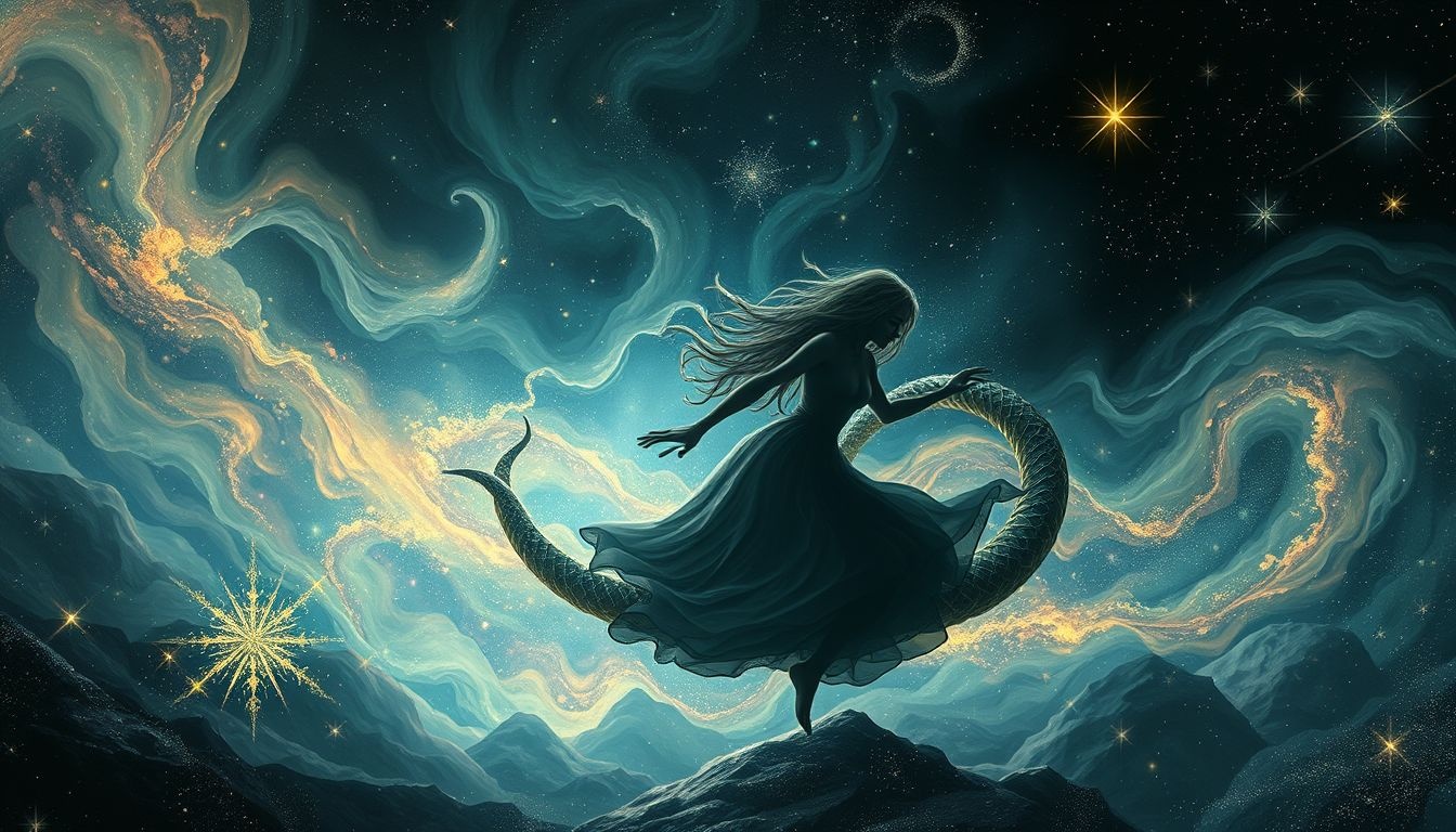 Gebeten worden door een slang tijdens vluchten symboliseert angst en bedreiging.