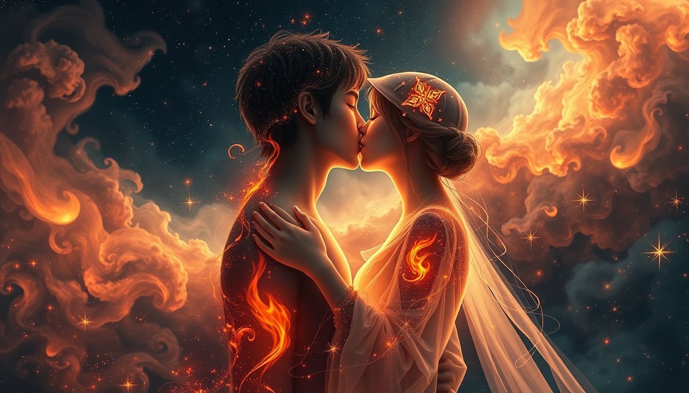 Dromen over een brandweerman die je kust symboliseert bescherming en passie.