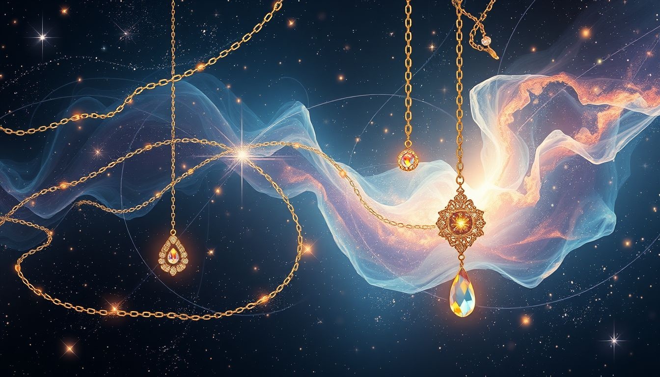 Elegante sieraden symboliseren vaak waardigheid en innerlijke kracht.